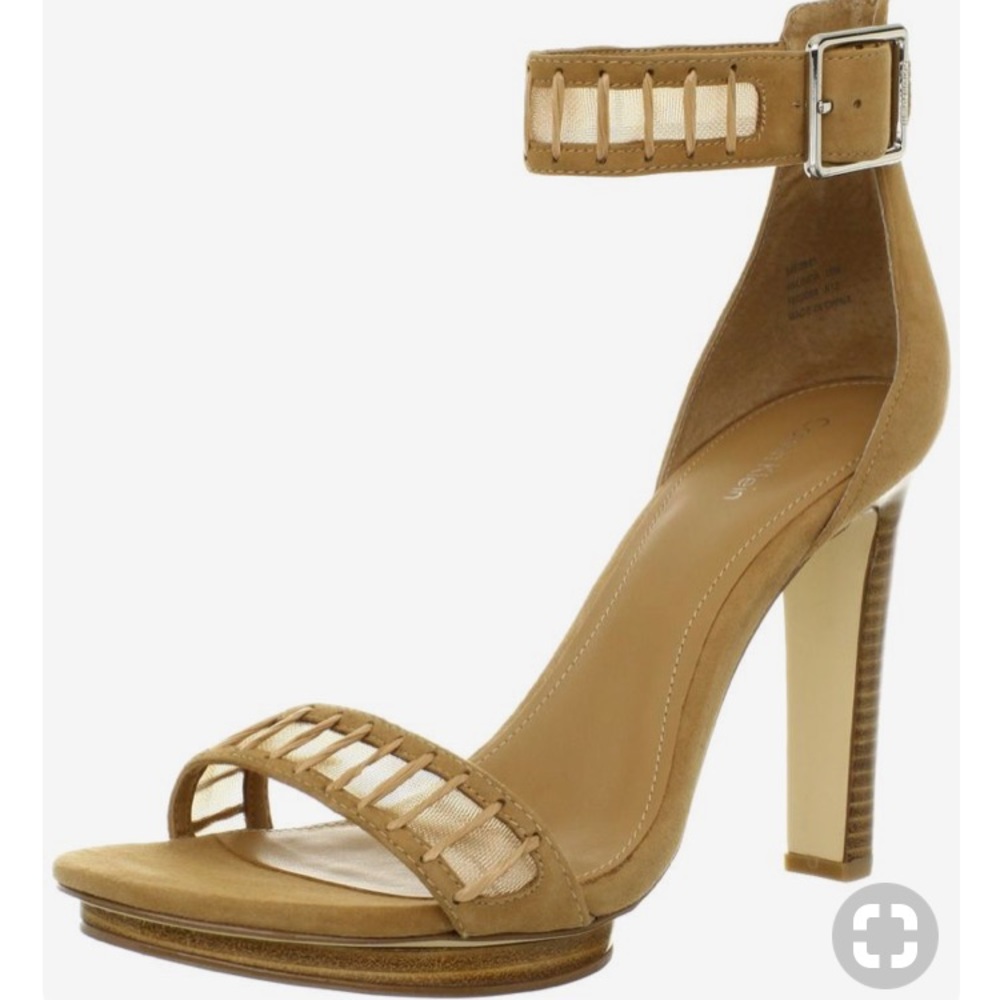 Calvin Klein Suede Valinda Heel